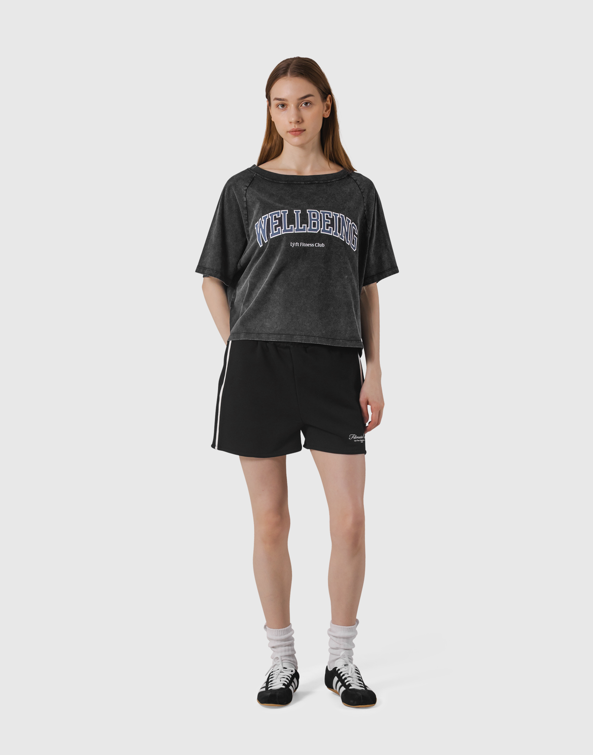 College Logo Big T-Shirt - Black