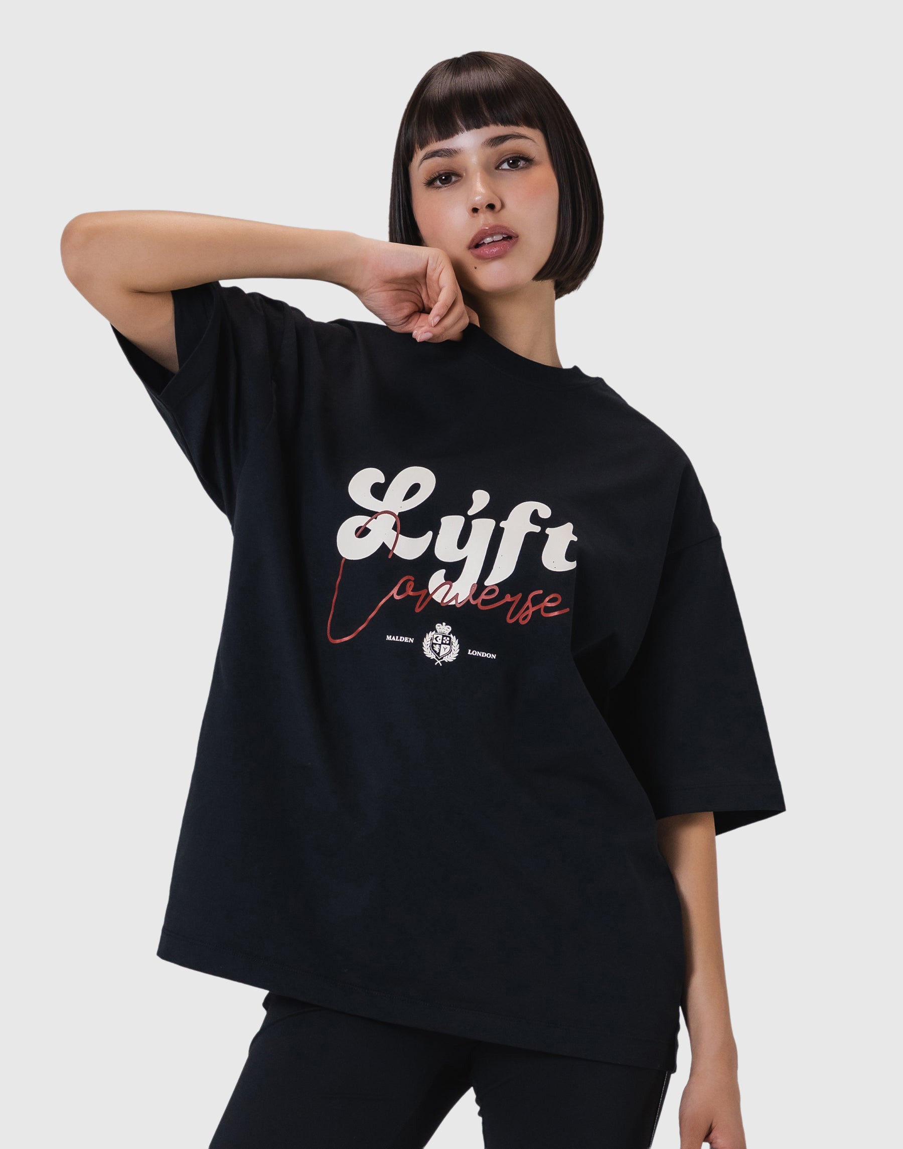LYFT × CONVERSE Vintage Big T-Shirt - Black – LÝFT