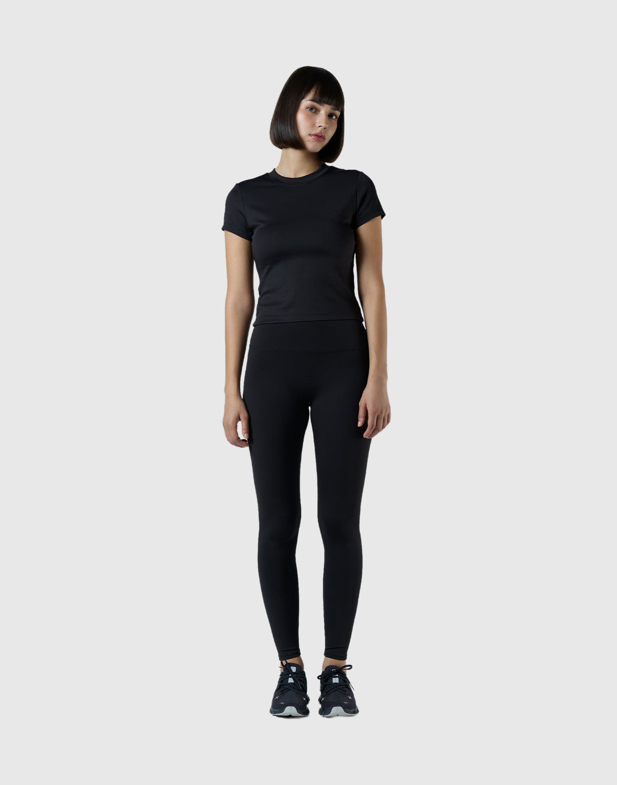 Slim Fit Short Sleeve T-Shirt - Black
