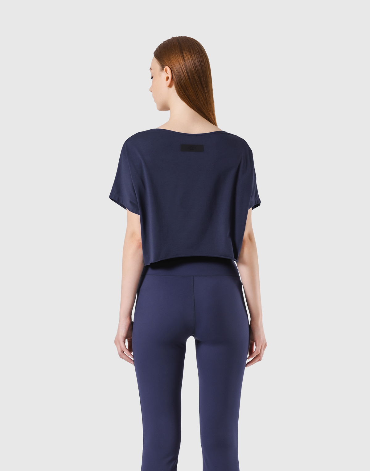 Loose Fit Stretch T-Shirt - Navy