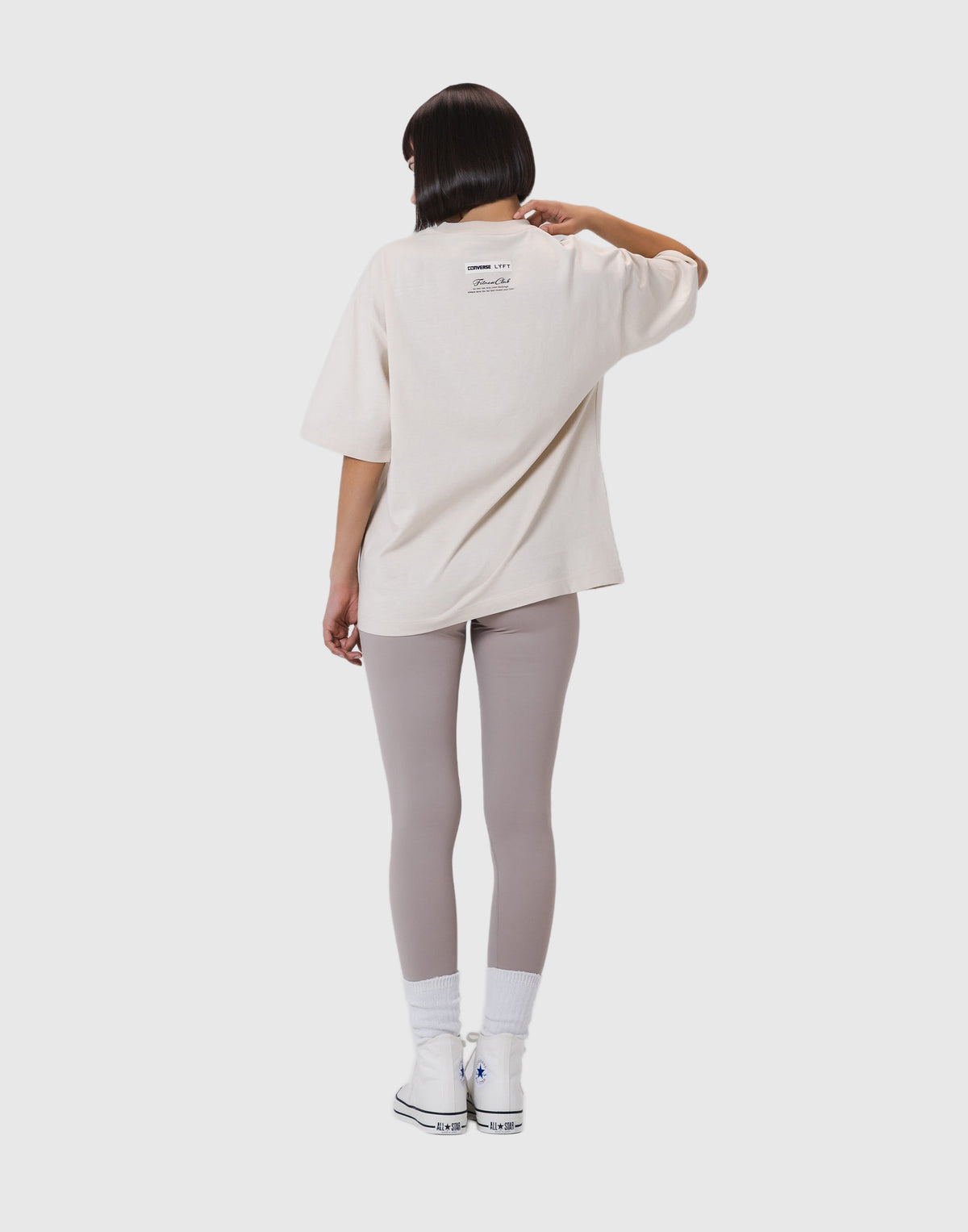 LYFT × CONVERSE Vintage Big T-Shirt - Beige