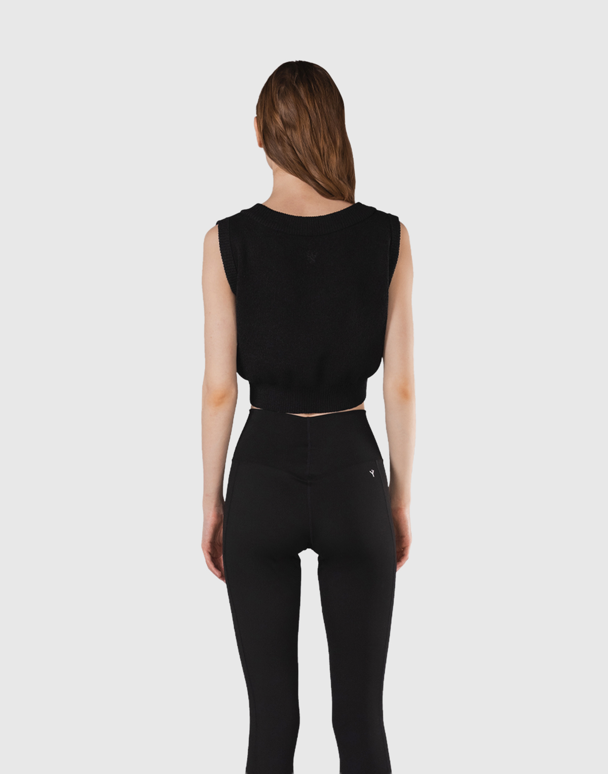 Boucle Knit Tanktop - Black
