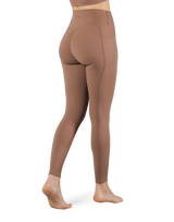 Peach Hip Line Leggings - Brown