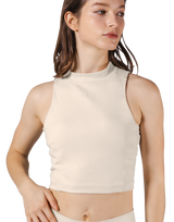 Cup In High Neck Tanktop - Ivory