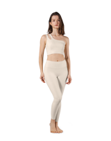 Cutout One Shoulder Bratop - Ivory