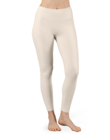 Peach Hip Line Leggings - Ivory