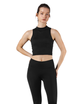 Cup In High Neck Tanktop - Black