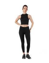 Cup In High Neck Tanktop - Black