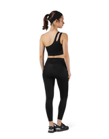 Cutout One Shoulder Bratop - Black