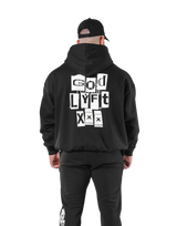 LÝFT × XXX Limited Flag Hoodie - Black