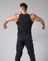 2Way Stretch Seamless Tanktop - Black
