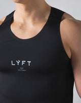 2Way Stretch Seamless Tanktop - Black