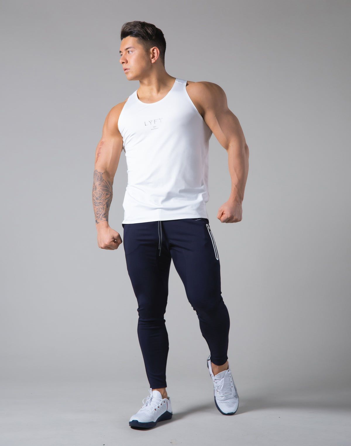 2Way Stretch Seamless Tanktop - White