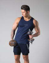 2Way Stretch Seamless Tanktop - Navy