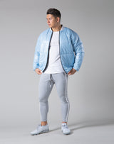 Light Weight Warm Nylon Jacket - L.Blue