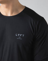 2Way Stretch Seamless Long Sleeve Tee - Black