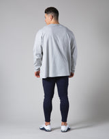 <transcy>LYFT Logo Long Sleeve T-Shirt "Wide Body" --Grey</transcy>