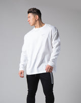 LYFT Logo Long Sleeve T-Shirt "Wide Body" - White