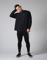 LYFT Logo Long Sleeve T-Shirt "Wide Body" - Black