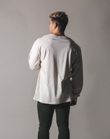 BORN TO LÝFT Big Long T-Shirt- Off White