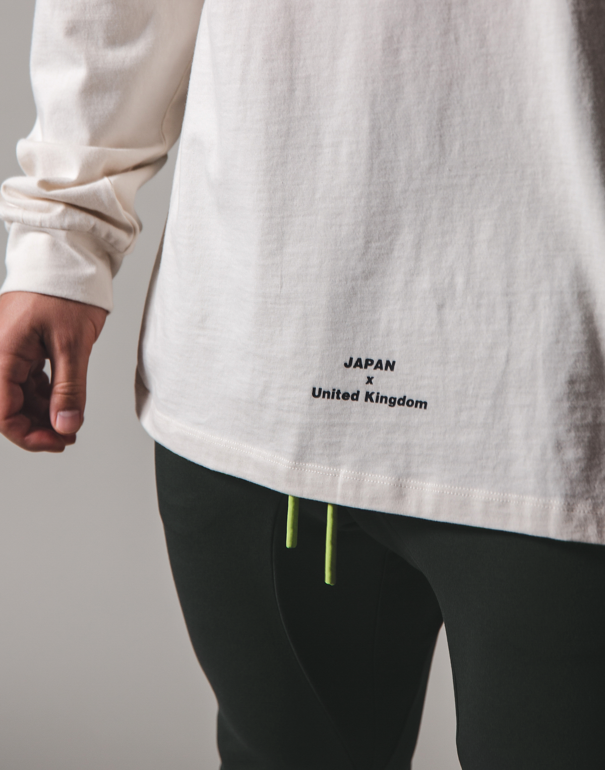 BORN TO LÝFT Big Long T-Shirt- Off White