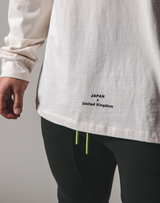 BORN TO LÝFT Big Long T-Shirt- Off White