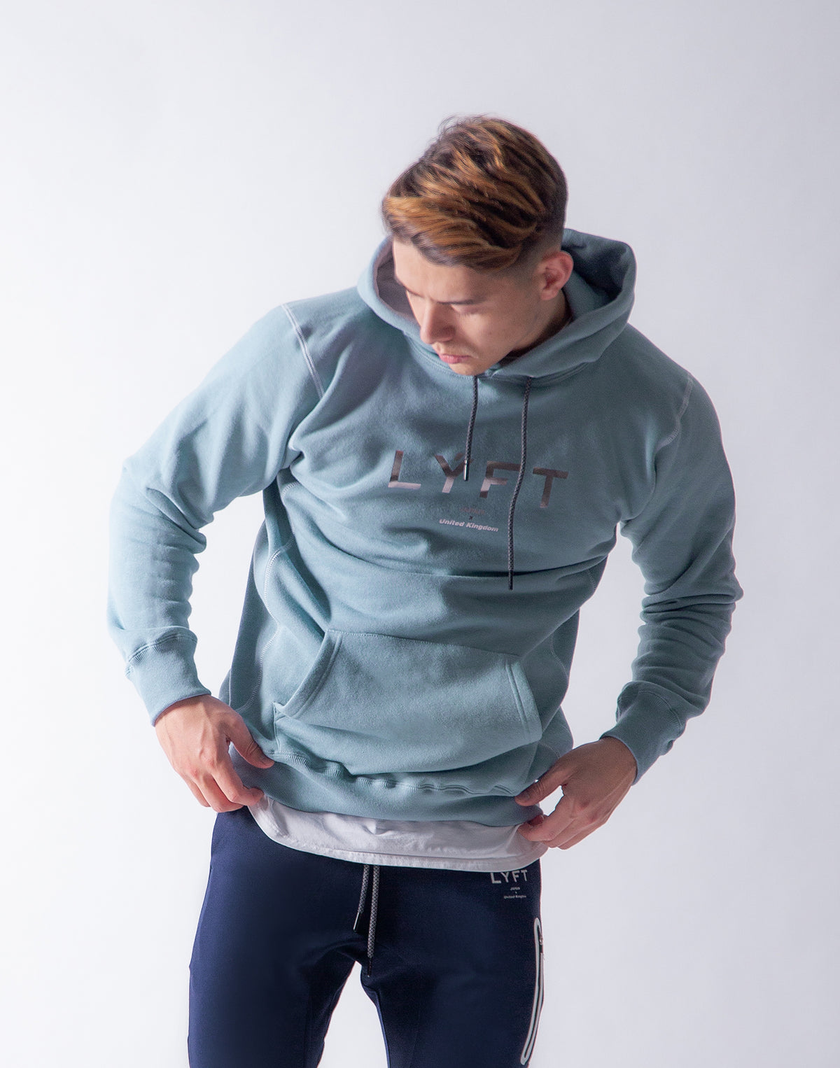 LÝFT Sweat Pullover - Smoky Blue