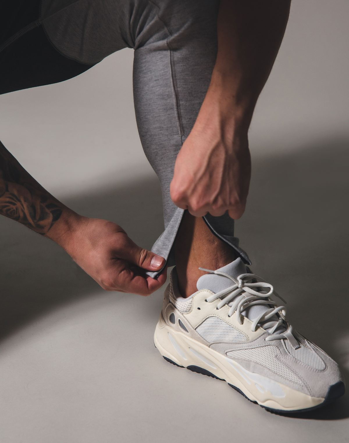 BORN TO LÝFT 2way combination Pants - Grey