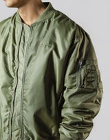 LÝFT Logo Patch MA-1 Jacket - Olive