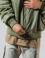 LÝFT Logo Patch MA-1 Jacket - Olive