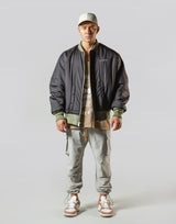 LÝFT Logo Patch MA-1 Jacket - Olive