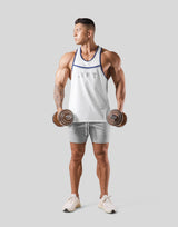 Round Separate Training Tanktop - White