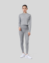 Stretch Slim Long Sleeve T-Shirt - Grey