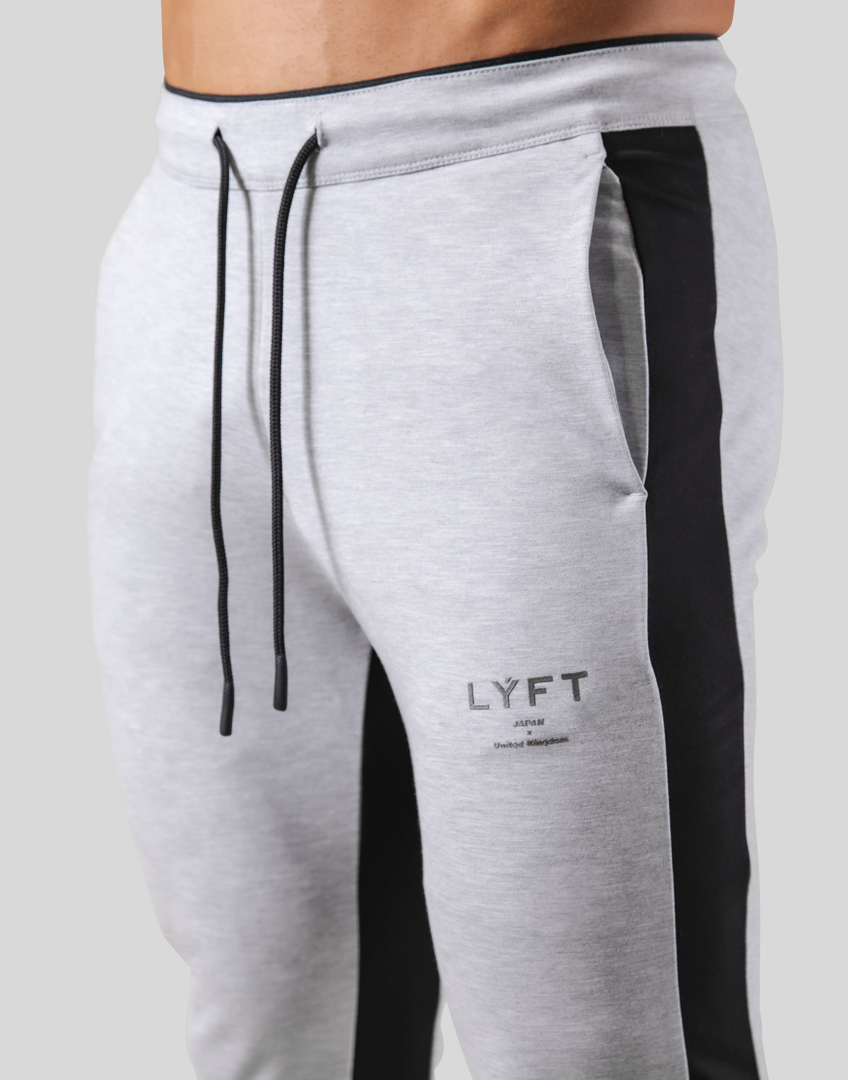 2Way Stretch Both Side Line Pants - Grey