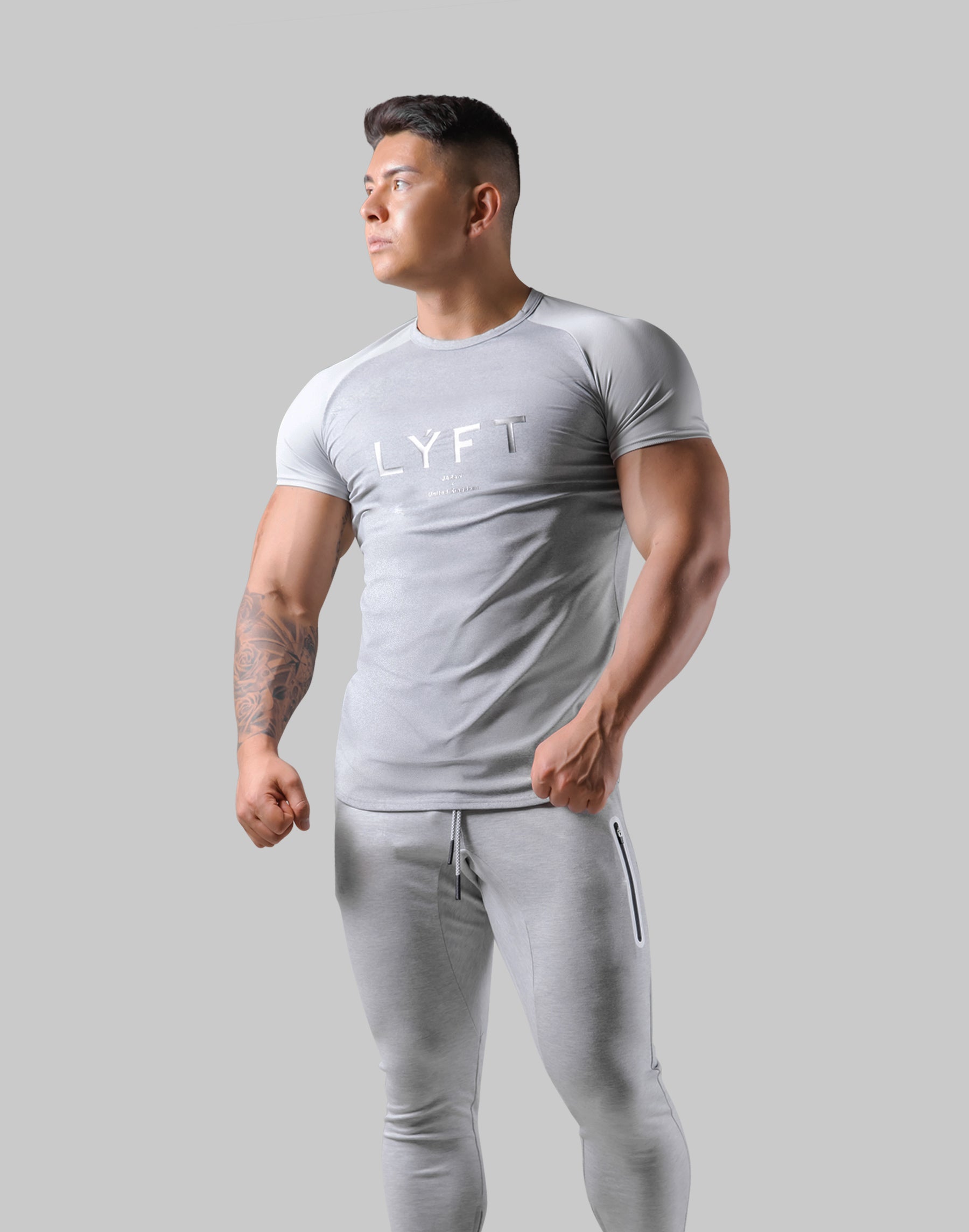 Combi Mesh Training T-Shirt v4 - Grey – LÝFT
