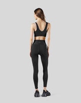 Ribbed Back Label Bratop - Black