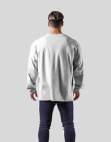 LÝFT Logo Raglan Long T-Shirt - Grey