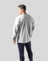LÝFT Logo Raglan Long T-Shirt - Grey