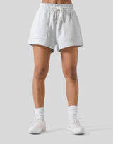 Flare Sweat Shorts - Grey