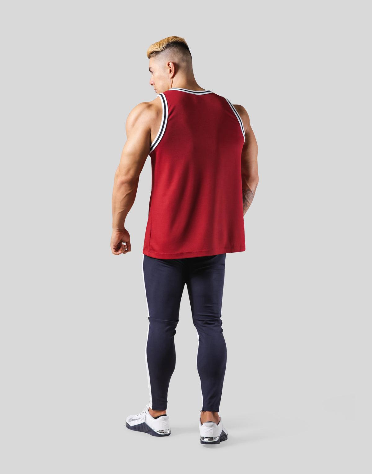 LÝFT Mesh Basketball Tanktop - Red