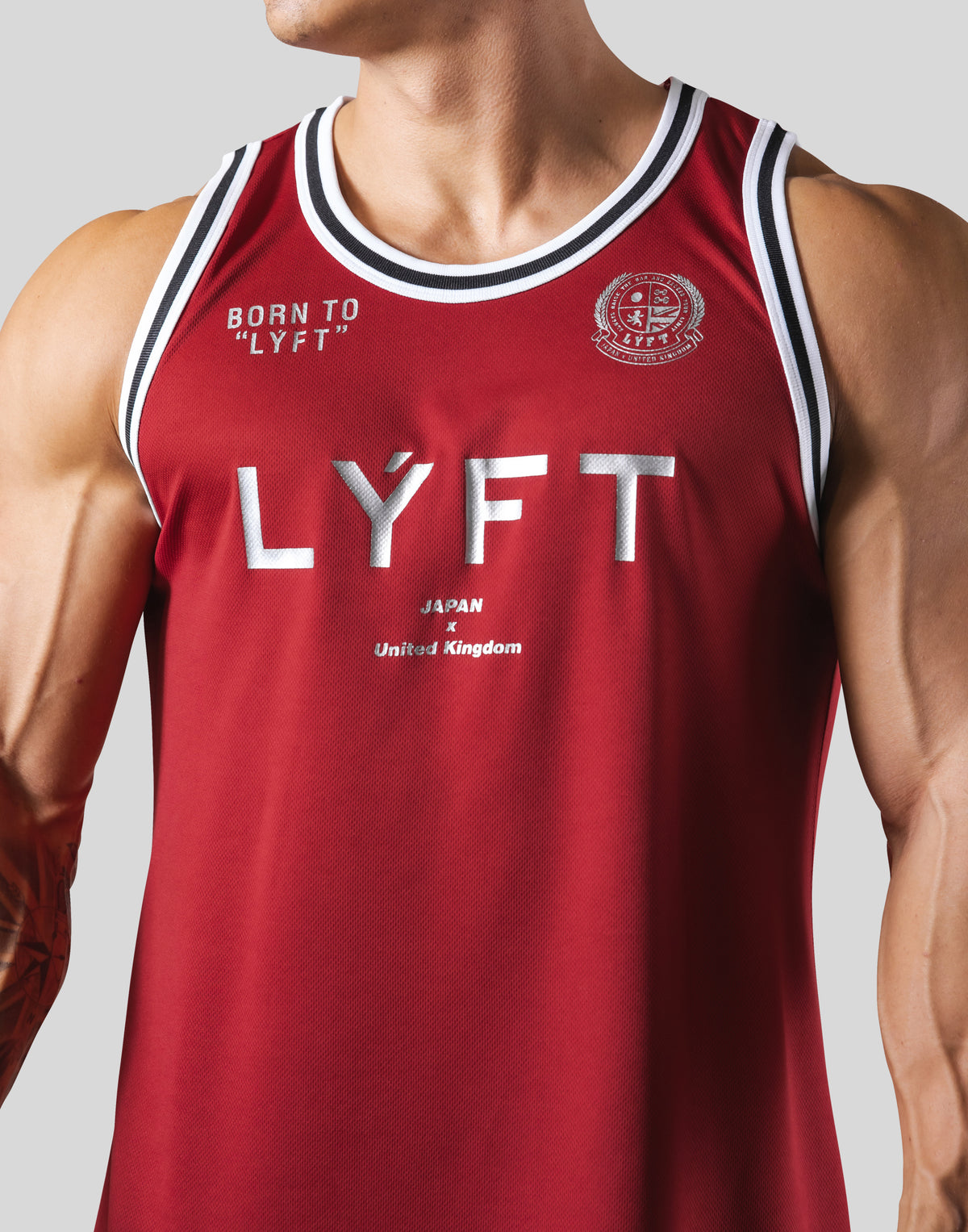 LÝFT Mesh Basketball Tanktop - Red