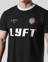 Color Rib Standard T-Shirt - Black