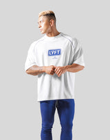 Box Logo Raglan Big T-Shirt - White