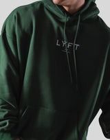 Flag Oversize Sweat Hoodie - Green