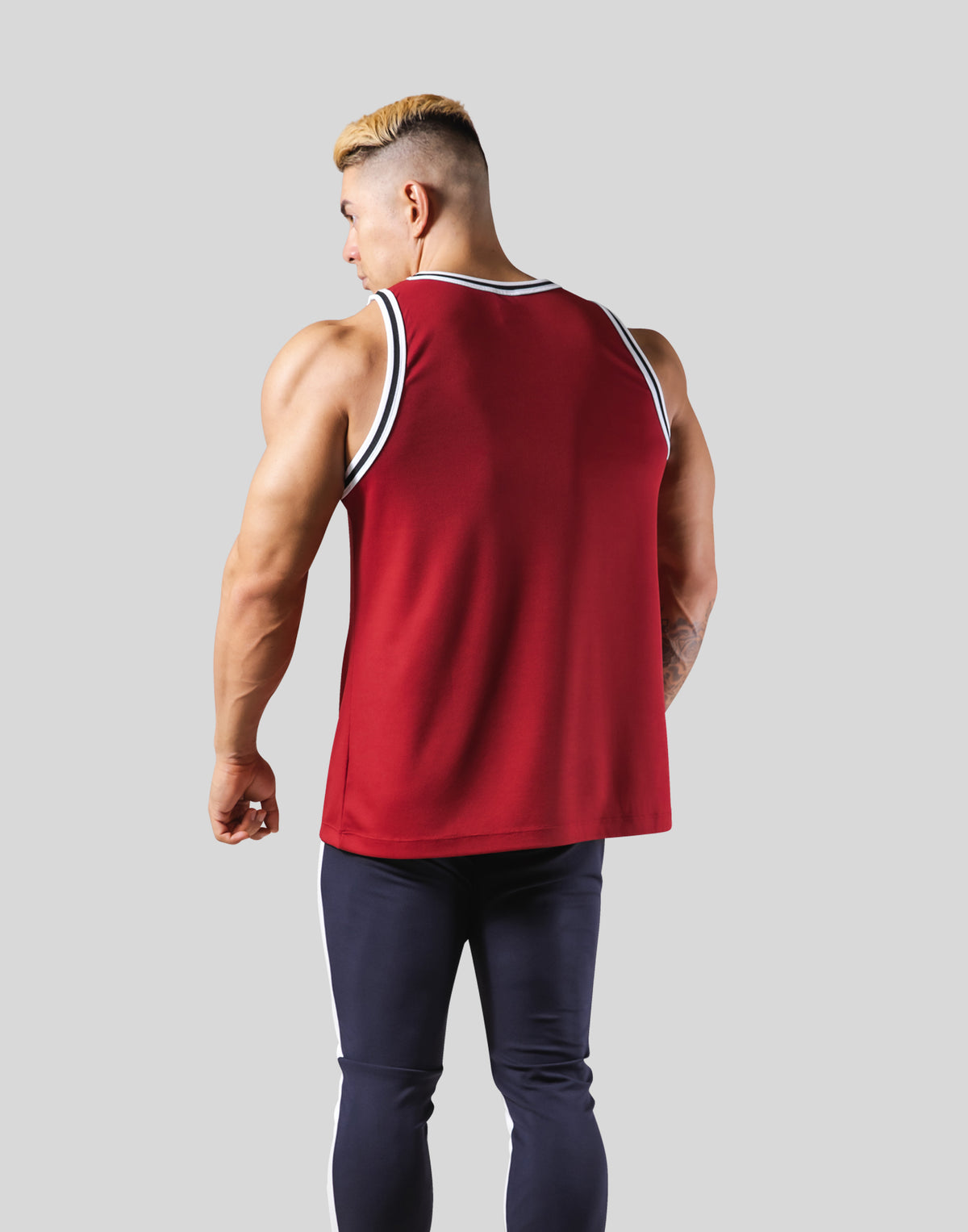 LÝFT Mesh Basketball Tanktop - Red