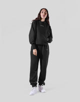 Relax Fit Sweat Hoodie - Black