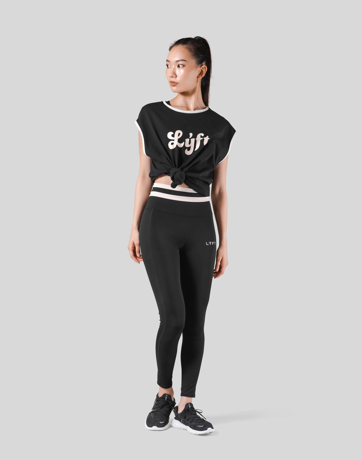 Old Logo Loose Fit Sleeve Less Shirt - Black