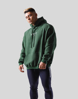 Flag Oversize Sweat Hoodie - Green
