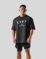 LÝFT Logo Big T-Shirt - Black