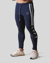 LÝFT Half Cut 2 Line Pants - Navy